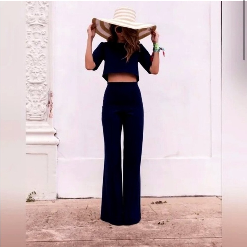 Ripley RADER Black Point Knit Wide Leg Pant (size 12-14 US)